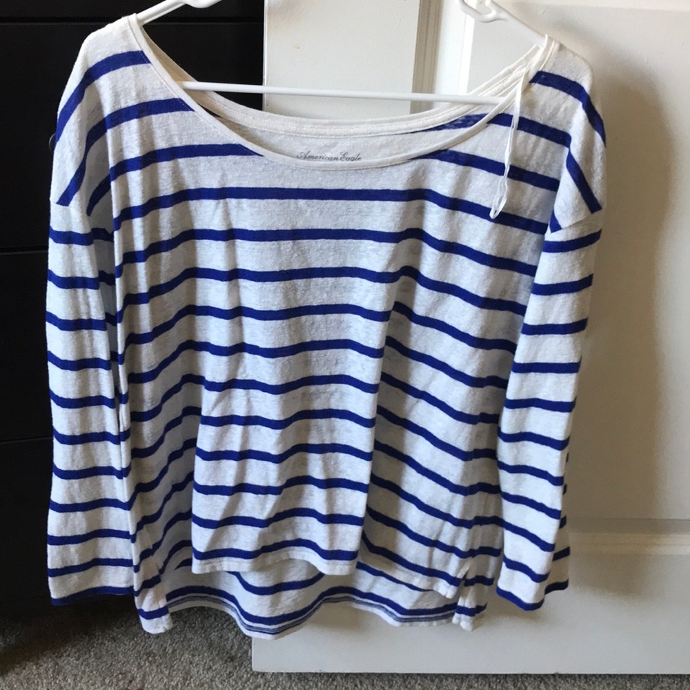 Striped top not fitting loose